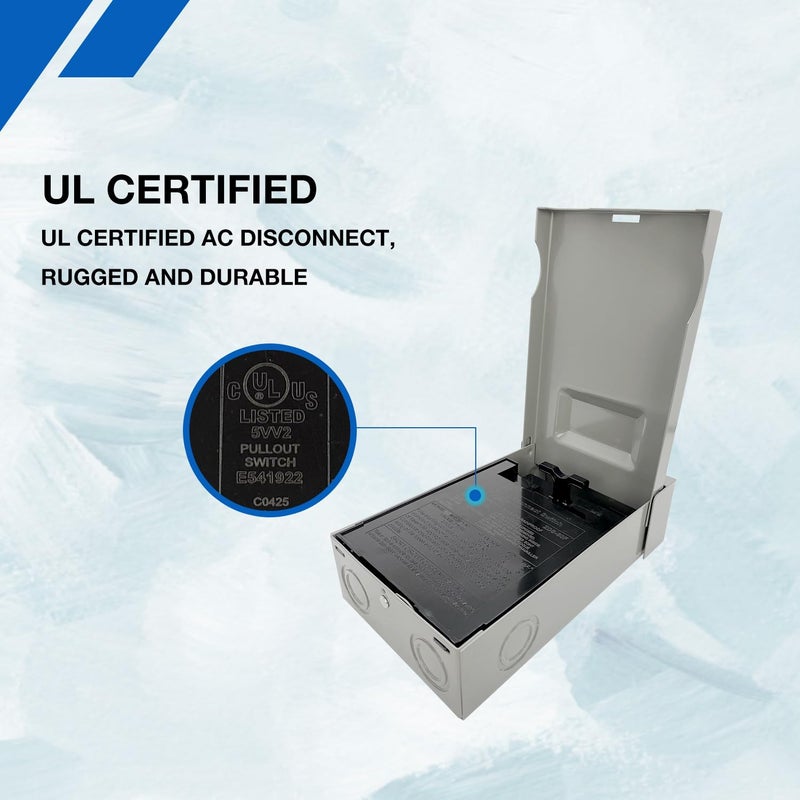 Z_جوده وثقه ZDS-60F Pull-Out Disconnect Switch 60A 240V Fused - Image 4